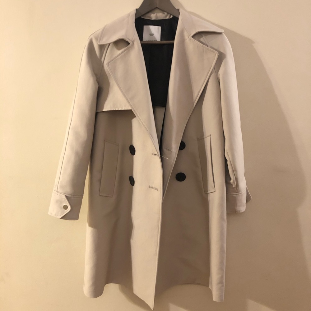 Classic double breasted trench coat